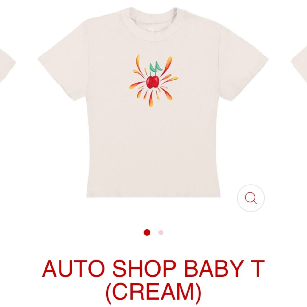 CHERRY LA baby tee  (NWT)